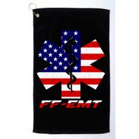 FF-EMT Firefighter Emergency Medical Tech Golf Towel