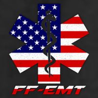 FF-EMT Firefighter Emergency Medical Tech Golf Towel