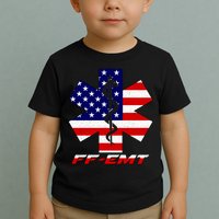 FF-EMT Firefighter Emergency Medical Tech Toddler T-Shirt