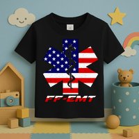 FF-EMT Firefighter Emergency Medical Tech Toddler T-Shirt
