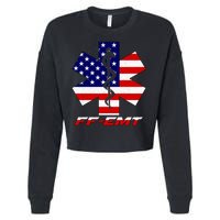 FF-EMT Firefighter Emergency Medical Tech Cropped Pullover Crew