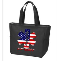 FF-EMT Firefighter Emergency Medical Tech Zip Tote Bag