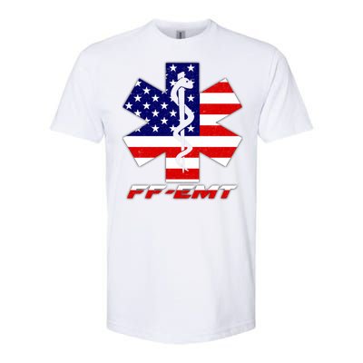 FF-EMT Firefighter Emergency Medical Tech Softstyle CVC T-Shirt