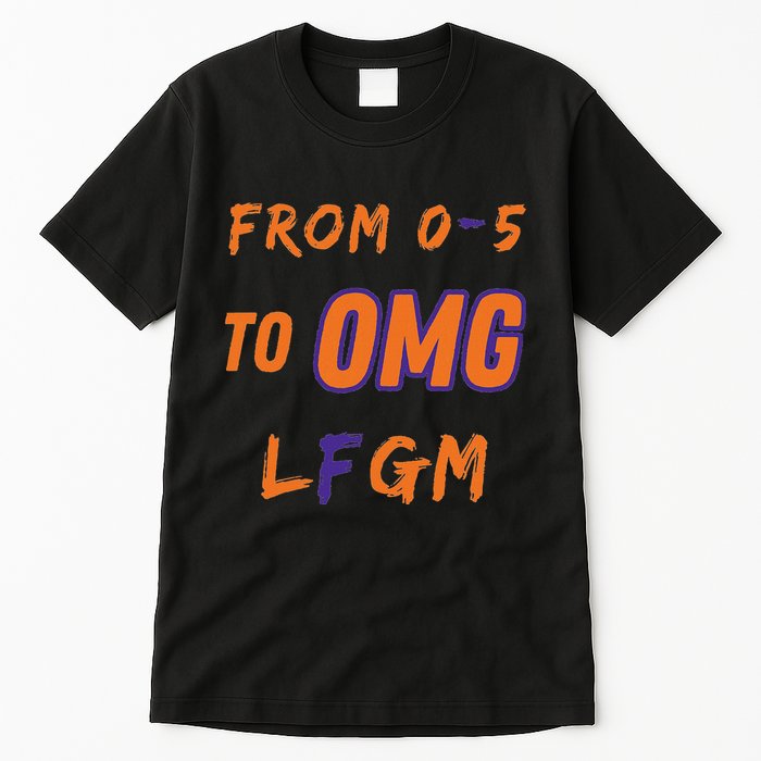 Funny From 0 5 To Omg Lfgm Ready For October Mets Tall T-Shirt