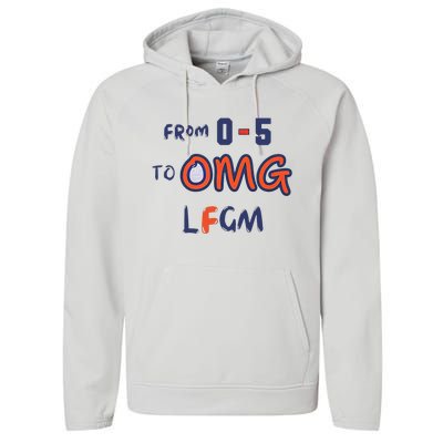 Funny From 05 To Omg Lfgm Ready For Octobermets Performance Fleece Hoodie