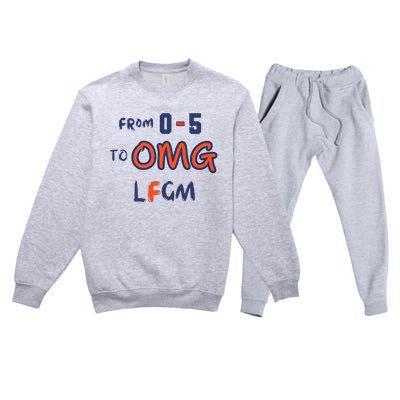 Funny From 05 To Omg Lfgm Ready For Octobermets Premium Crewneck Sweatsuit Set