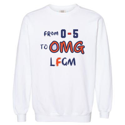 Funny From 05 To Omg Lfgm Ready For Octobermets Garment-Dyed Sweatshirt