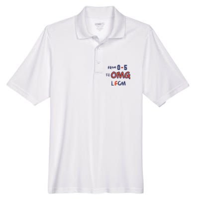 Funny From 05 To Omg Lfgm Ready For Octobermets Men's Origin Performance Pique Polo