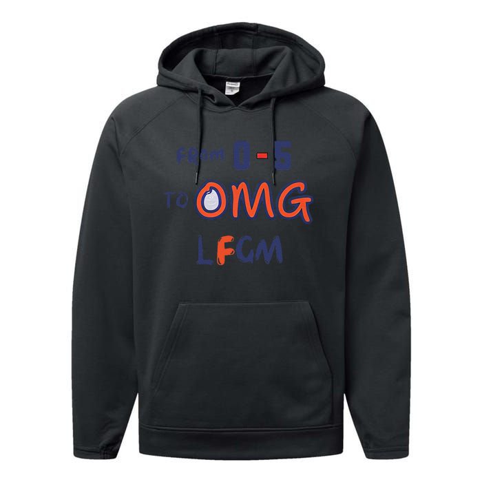 Funny From 0 5 To Omg Lfgm Ready For October Mets Performance Fleece Hoodie