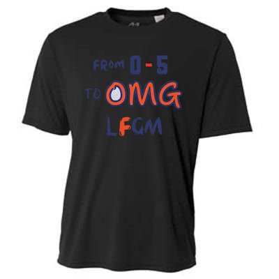 Funny From 0 5 To Omg Lfgm Ready For October Mets Cooling Performance Crew T-Shirt