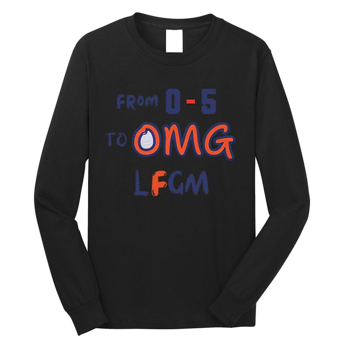 Funny From 0 5 To Omg Lfgm Ready For October Mets Long Sleeve Shirt