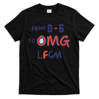 Funny From 0 5 To Omg Lfgm Ready For October Mets T-Shirt