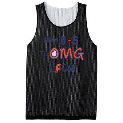 Funny From 0 5 To Omg Lfgm Ready For October Mets Mesh Reversible Basketball Jersey Tank