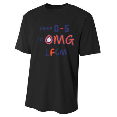 Funny From 0 5 To Omg Lfgm Ready For October Mets Performance Sprint T-Shirt