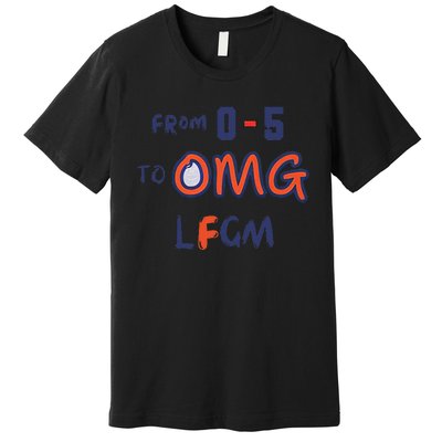 Funny From 0 5 To Omg Lfgm Ready For October Mets Premium T-Shirt