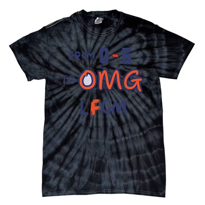 Funny From 0 5 To Omg Lfgm Ready For October Mets Tie-Dye T-Shirt