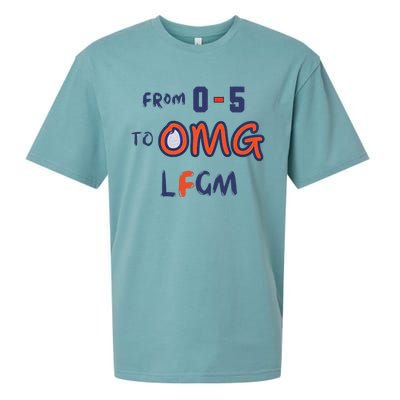 Funny From 0 5 To Omg Lfgm Ready For October Mets Sueded Cloud Jersey T-Shirt