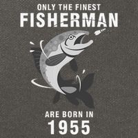 Fishing Fisherman 1955 65th Birthday Are Born In 1955 Cotton Canvas Backpack