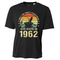 Fishing Fisherman 1962 60th Birthday Gift For 60 Year Old Cooling Performance Crew T-Shirt