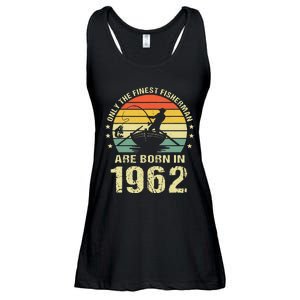 Fishing Fisherman 1962 60th Birthday Gift For 60 Year Old Ladies Essential Flowy Tank