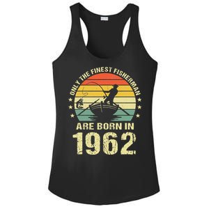 Fishing Fisherman 1962 60th Birthday Gift For 60 Year Old Ladies PosiCharge Competitor Racerback Tank