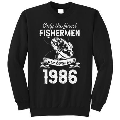 Fishing Fisherman 1986 Vintage 35th Birthday 35 Years Fisher Sweatshirt