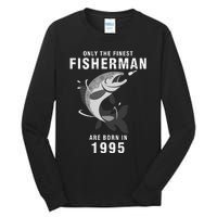 Fishing Fisherman 1995 25th Birthday Are Born In 1995 Tall Long Sleeve T-Shirt