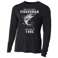 Fishing Fisherman 1995 25th Birthday Are Born In 1995 Cooling Performance Long Sleeve Crew