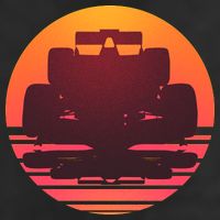 Racing Car Retro Sunset Emblem Cool Comfort Performance Bucket Hat