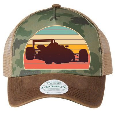 Racing Car Retro Vintage Colors Legacy Tie Dye Trucker Hat