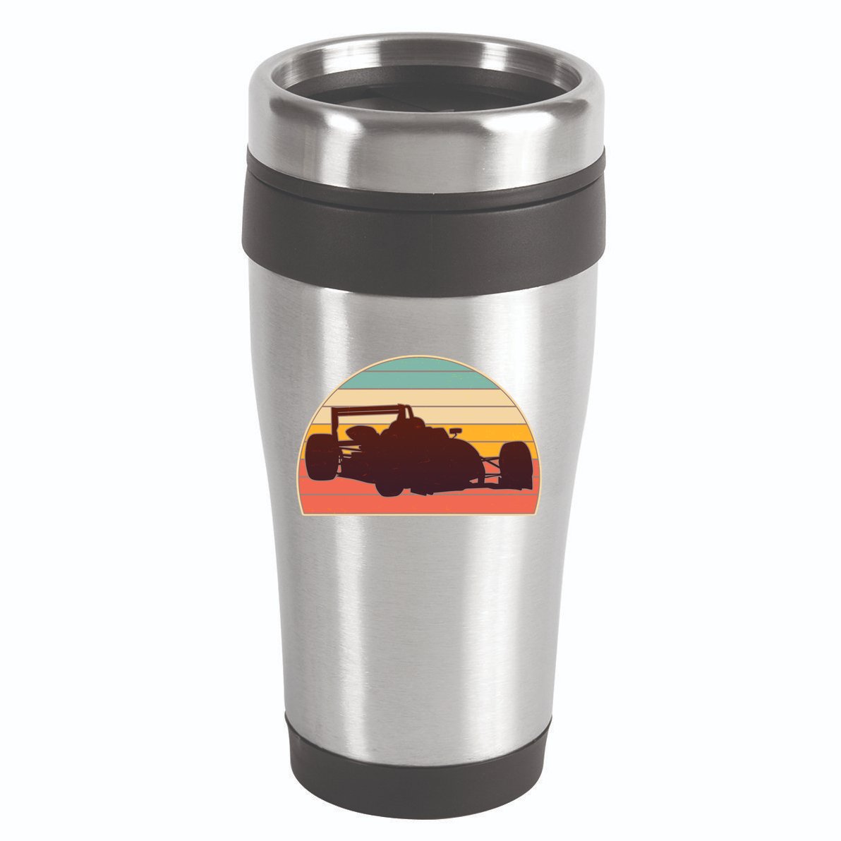 Racing Car Retro Vintage Colors 16oz Travel Tumbler