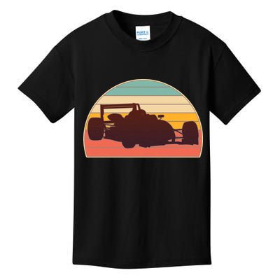 Racing Car Retro Vintage Colors Kids T-Shirt