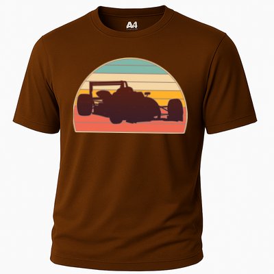Racing Car Retro Vintage Colors Performance Shirt