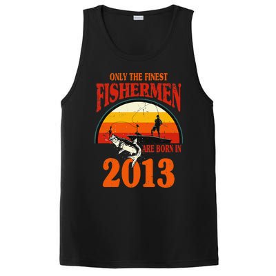 Funny Fishing 10th Birthday Fishermen Are Born In 2013 PosiCharge Competitor Tank