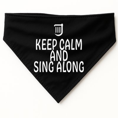 FF14 Bard Keep Calm And Sing Along USA-Made Doggie Bandana