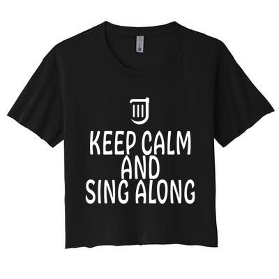 FF14 Bard Keep Calm And Sing Along Crop Top