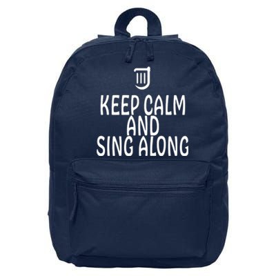 FF14 Bard Keep Calm And Sing Along 16 in Basic Backpack