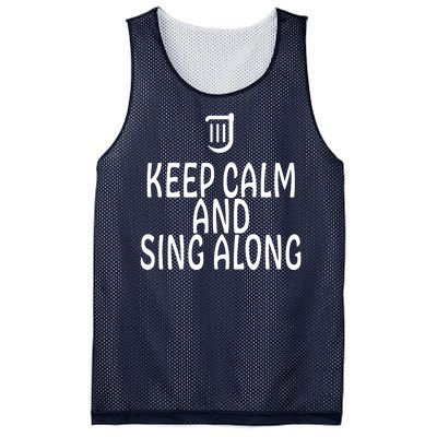 FF14 Bard Keep Calm And Sing Along Mesh Reversible Basketball Jersey Tank