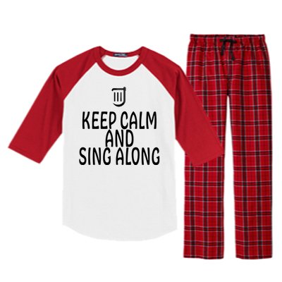 FF14 Bard Keep Calm And Sing Along Raglan Sleeve Pajama Set