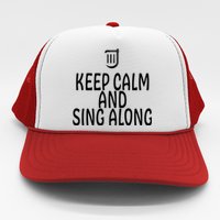 FF14 Bard Keep Calm And Sing Along Trucker Hat