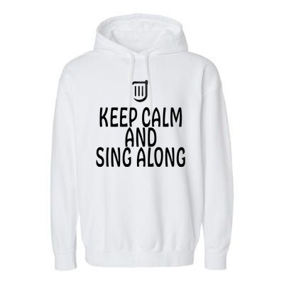 FF14 Bard Keep Calm And Sing Along Garment-Dyed Fleece Hoodie