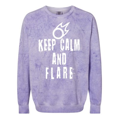 FF14 Black Mage Keep Calm And Flare Colorblast Crewneck Sweatshirt