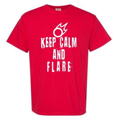 FF14 Black Mage Keep Calm And Flare Garment-Dyed Heavyweight T-Shirt