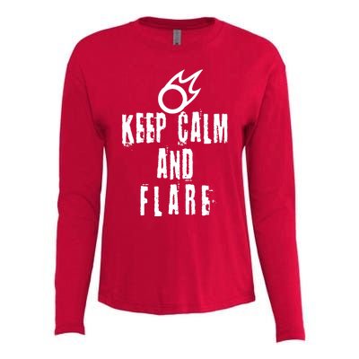 FF14 Black Mage Keep Calm And Flare Womens Cotton Relaxed Long Sleeve T-Shirt