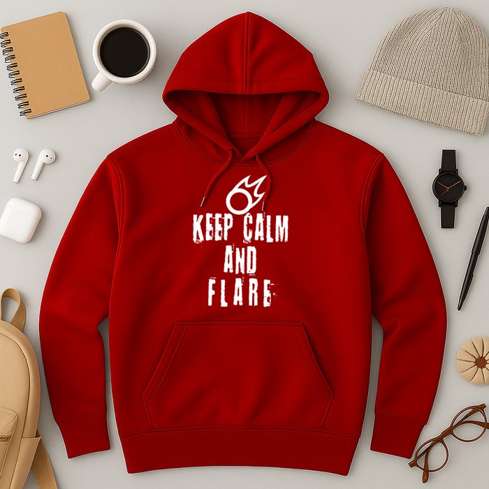 FF14 Black Mage Keep Calm And Flare Hoodie