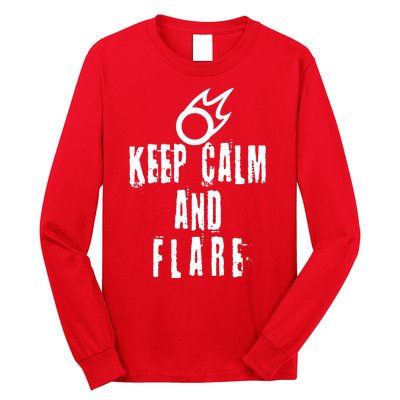 FF14 Black Mage Keep Calm And Flare Long Sleeve Shirt