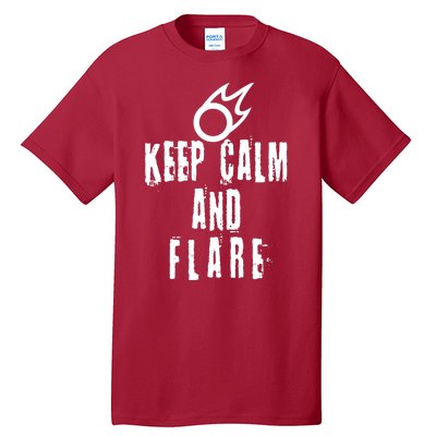 FF14 Black Mage Keep Calm And Flare Tall T-Shirt