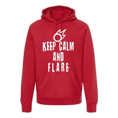 FF14 Black Mage Keep Calm And Flare Premium Hoodie