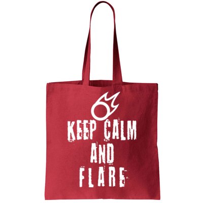 FF14 Black Mage Keep Calm And Flare Tote Bag