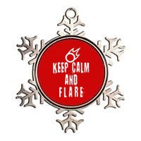 FF14 Black Mage Keep Calm And Flare Metallic Star Ornament